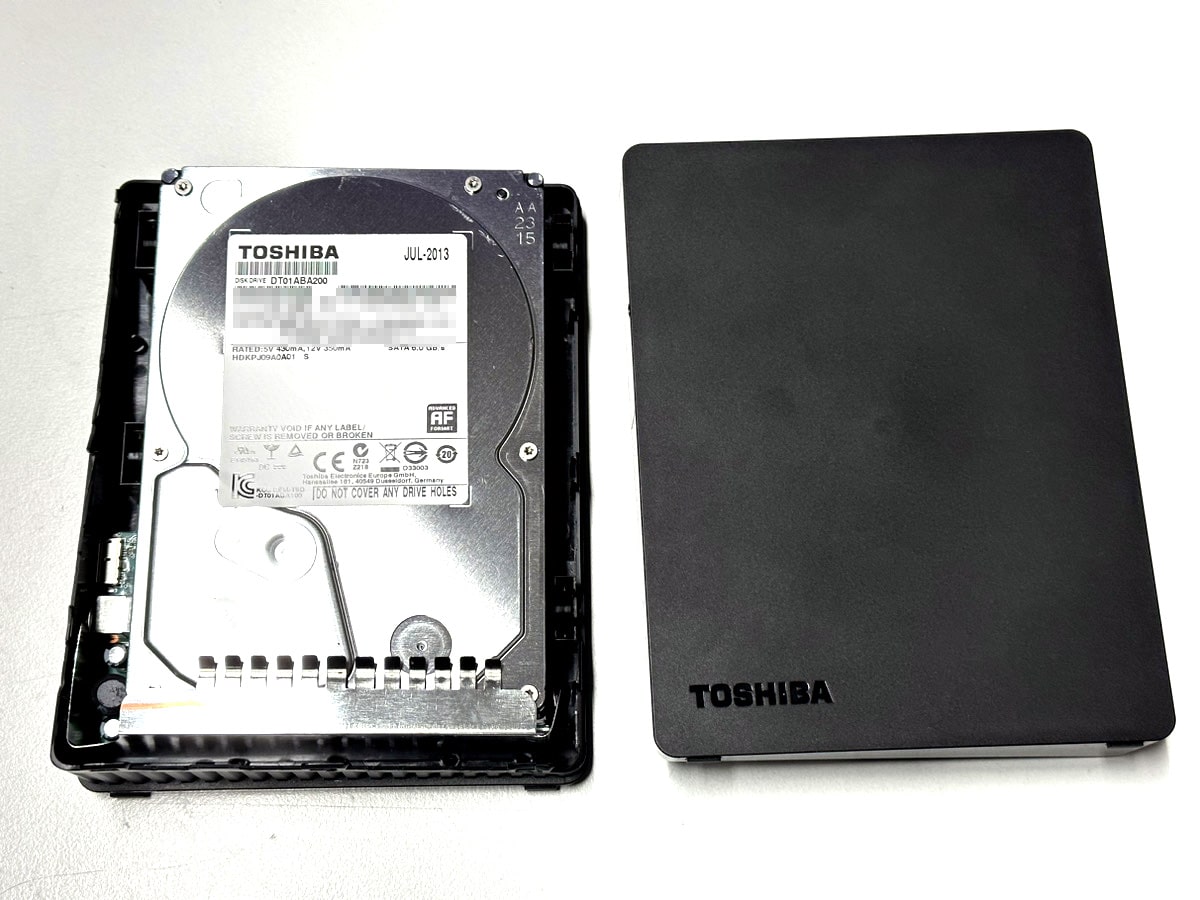 東芝製の外付けHDD（CANVIO DESK HD-EB20TK）がカタカタと異音が鳴った ...